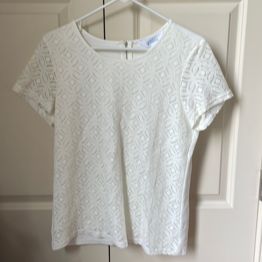 Market & spruce lace tee size M